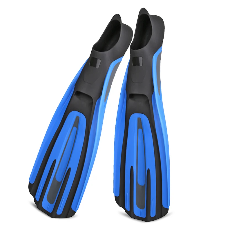 ALOMA new diving flipper 3 colors comfortable TPR foot pocket professional long blade diving fins