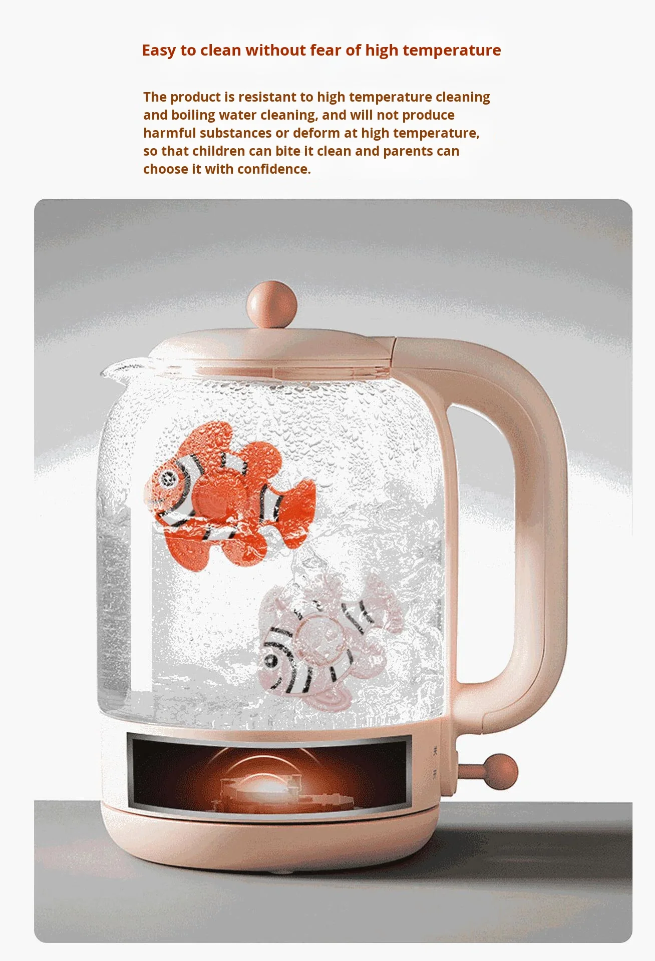 New Baby Teether Anti-Hand-Eating Silicone Stick in Clownfish Style Soft Toy Infant Maternal Supplies manufacture