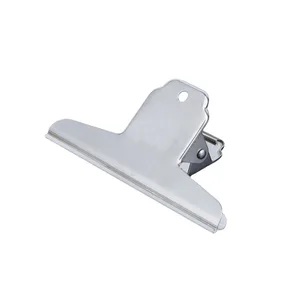 ODM OEM Factory Wholesale Stainless Steel Paper Clip Bulldog Ticket Holder for Office Stationery Premium Quality clips