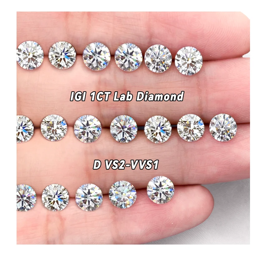 Diamant De Laboratoire 2,57 Ct - Couleur E, VVS1 - Certifié IGI - Qualité Exceptionnelle