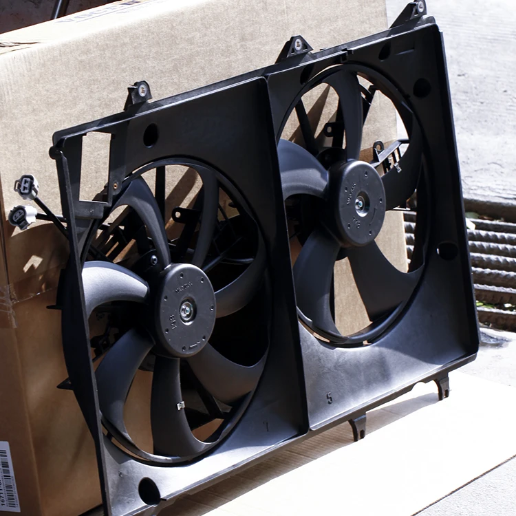 High Quality Auto Part AC Fan Blades Radiator Cooling Fan Plastic Car Condenser Electronic Fan Assembly for Toyota CAMRY RAV4