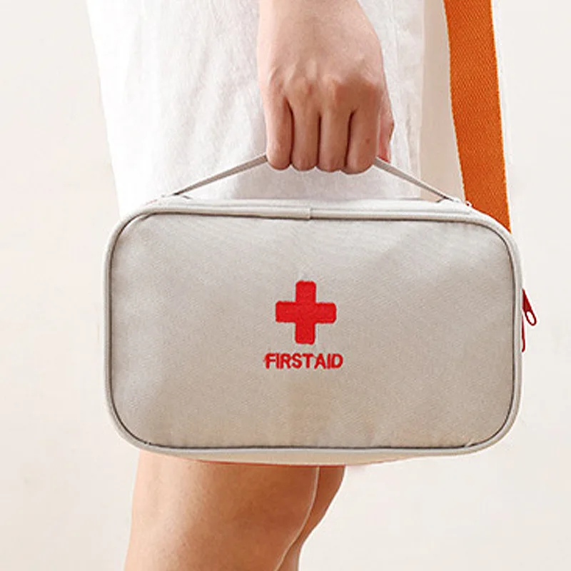 First Aid Kit Bag Empty for Home Outdoor Travel Camping Hiking Mini Empty Medical Storage Bag Portable Pouch