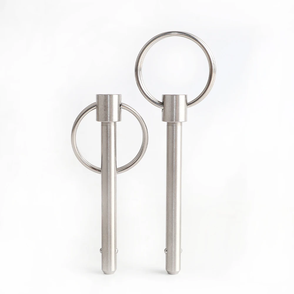High Quality QB115.1 Dia5~16mm All Stainless Steel Solid Quick Release Pins Spring Ball Lock Pins With Ring