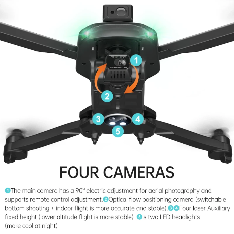 AiJH M9 6K Remote Control 5G Drones Professional Photography Long Distance FPV Drones With HD Camera and GPS Camera Drone