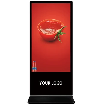 Commercial Ads Video Picture Player 32 43 46 50 55 65 Inch Floor Stand Digital Signage Advertising Kiosks