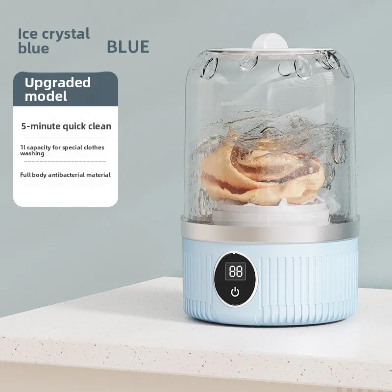 New Mini Top Loading Portable USB Powered Waterproof Underwear Intimate Clothing Washing aperçu 6