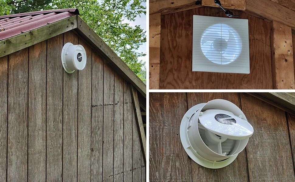 20W Solar Powered Exhaust Fan - Attic, Greenhouse & Shed Ventilation With Solar Panel