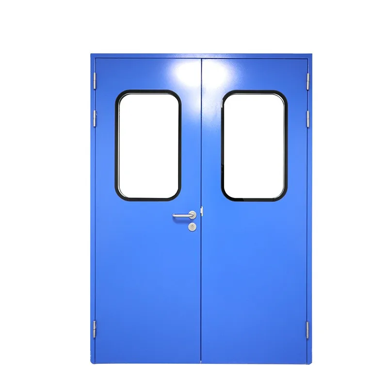 Steel purification double door, stainless steel dust-free workshop, clean steel door, operating room, double purification door