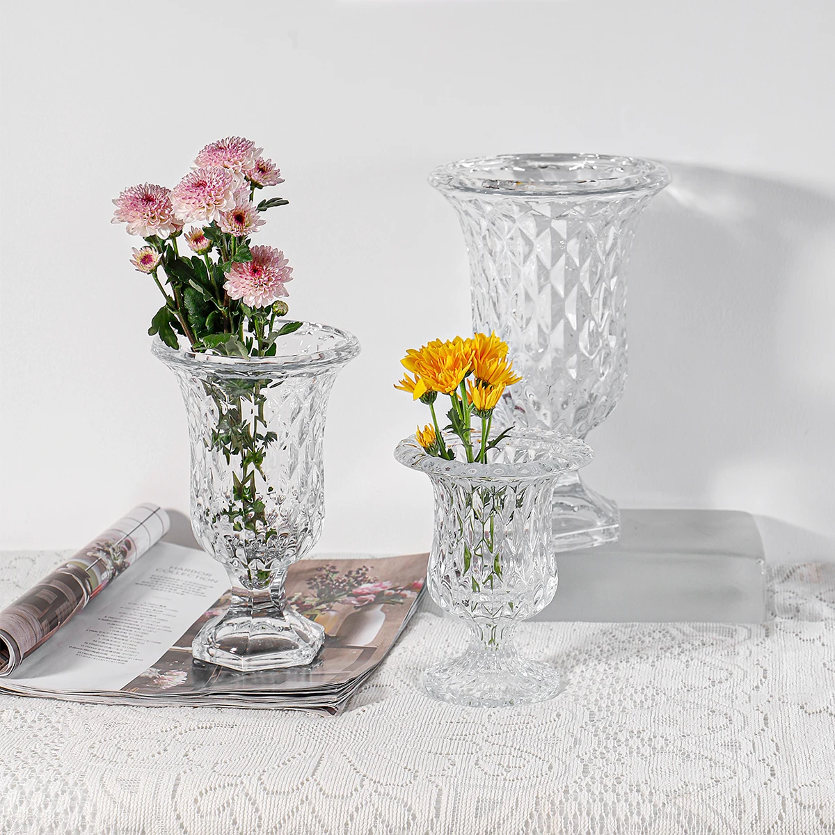 Polish Crystal Bohemia Glass Bowl Clear deals Centerpiece Mid 20th Century Decor