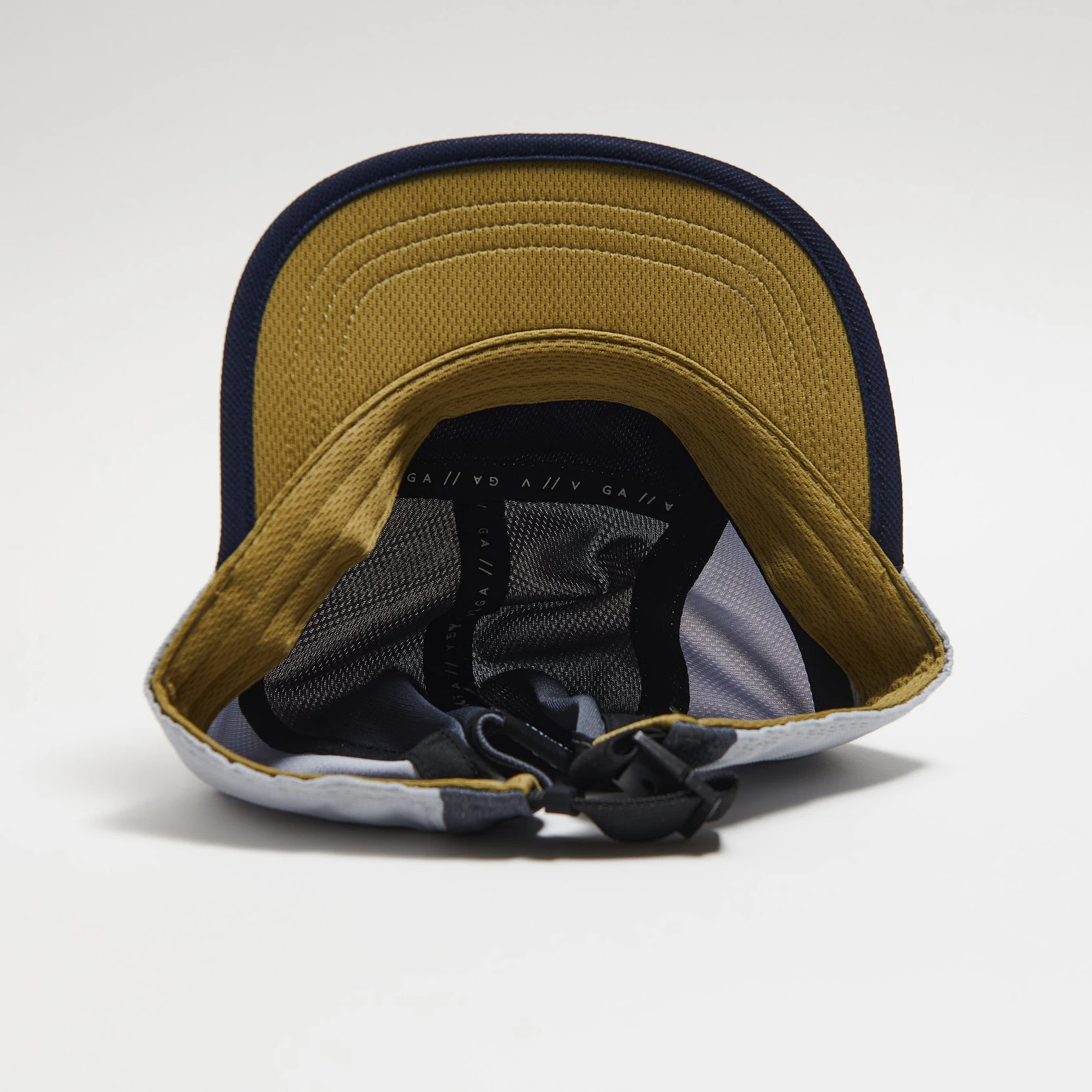 Custom 5 Panel Camping Cap Mesh Camp Hat Ripstop Polyester Trail Cap Reflective Performance Adjustable Short peak Running Cap