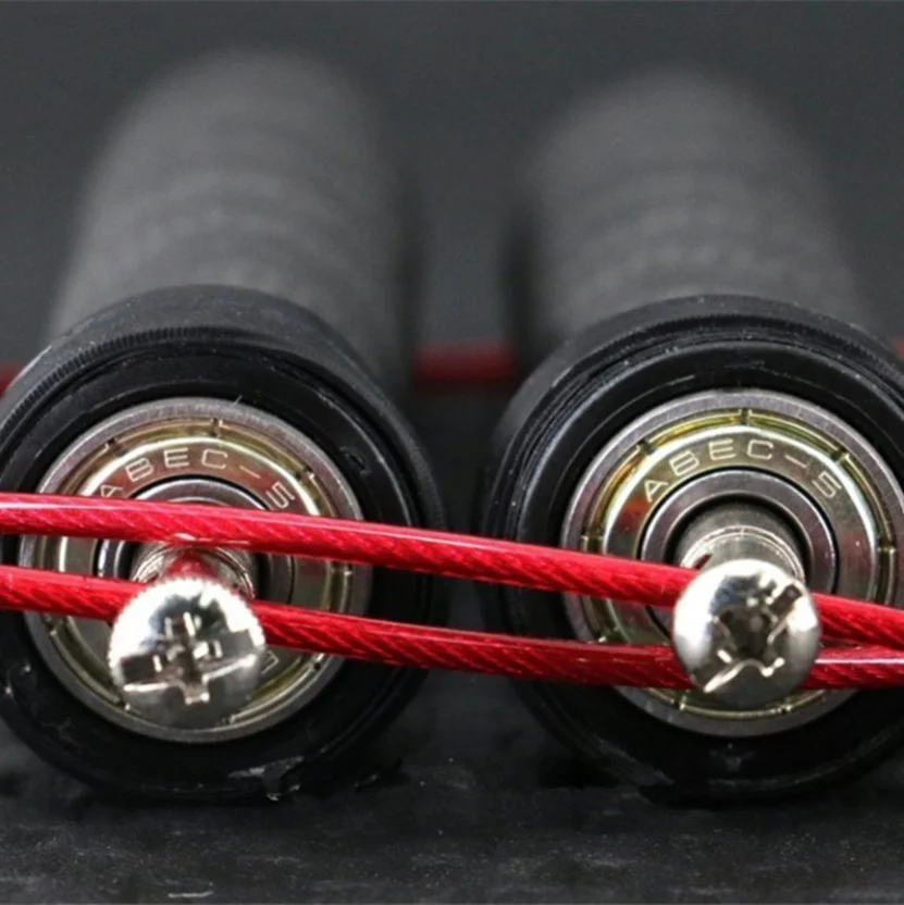 Высококачественная Упражнение Регулируемая скорость утяжеленная кожаная Скакалка с весом