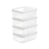 100ml 4 piezas transparente