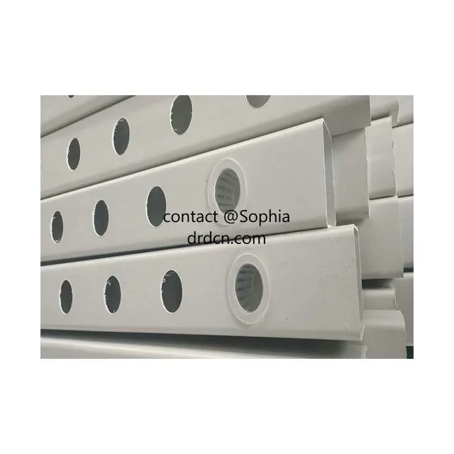 Full Specification Hydroponic Tube square PVC Pipe Hydroponic Channel Pipes for NFT System