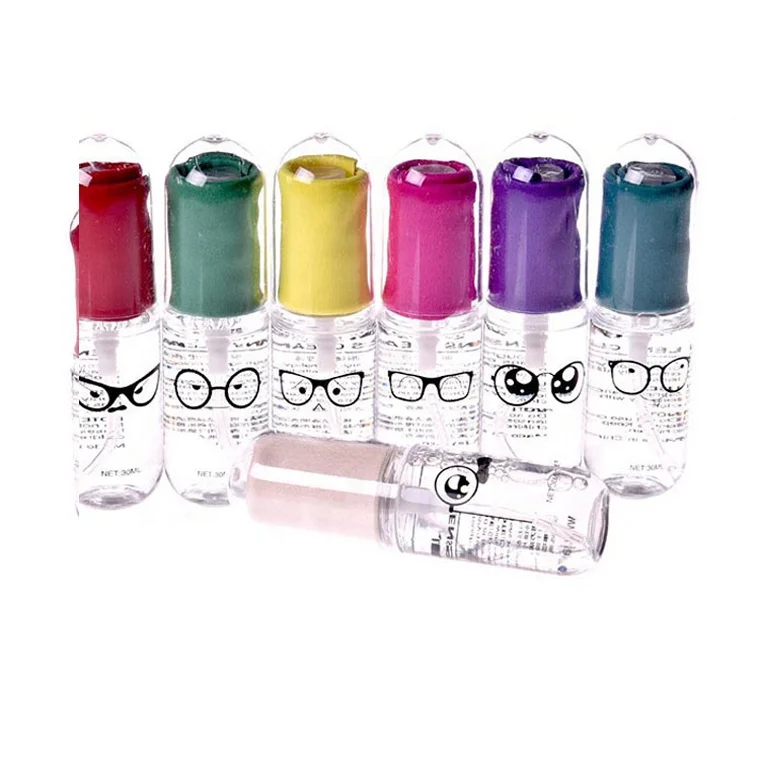 thumbnail image 2 of Purity Lens Cleaner Kit – 3x 1oz Travel Spray + 2 Microfiber Cloths USA Made 2 of 6