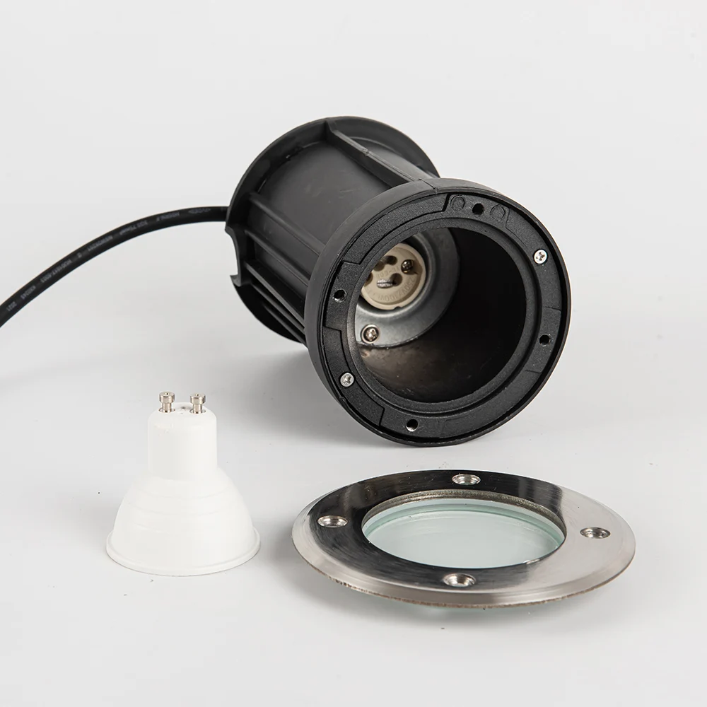 Ip65 Gu10 Base Led Underground Light Ac110v Ac220v Led Inground Lamp Outdoor Lighting Waterproof Floor Lamp
