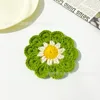 Posavasos floral verde