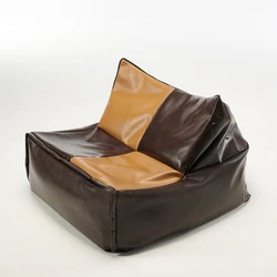American Style waterproof adjusting sofa chair leather beanbag cover leather bean bag NO 2