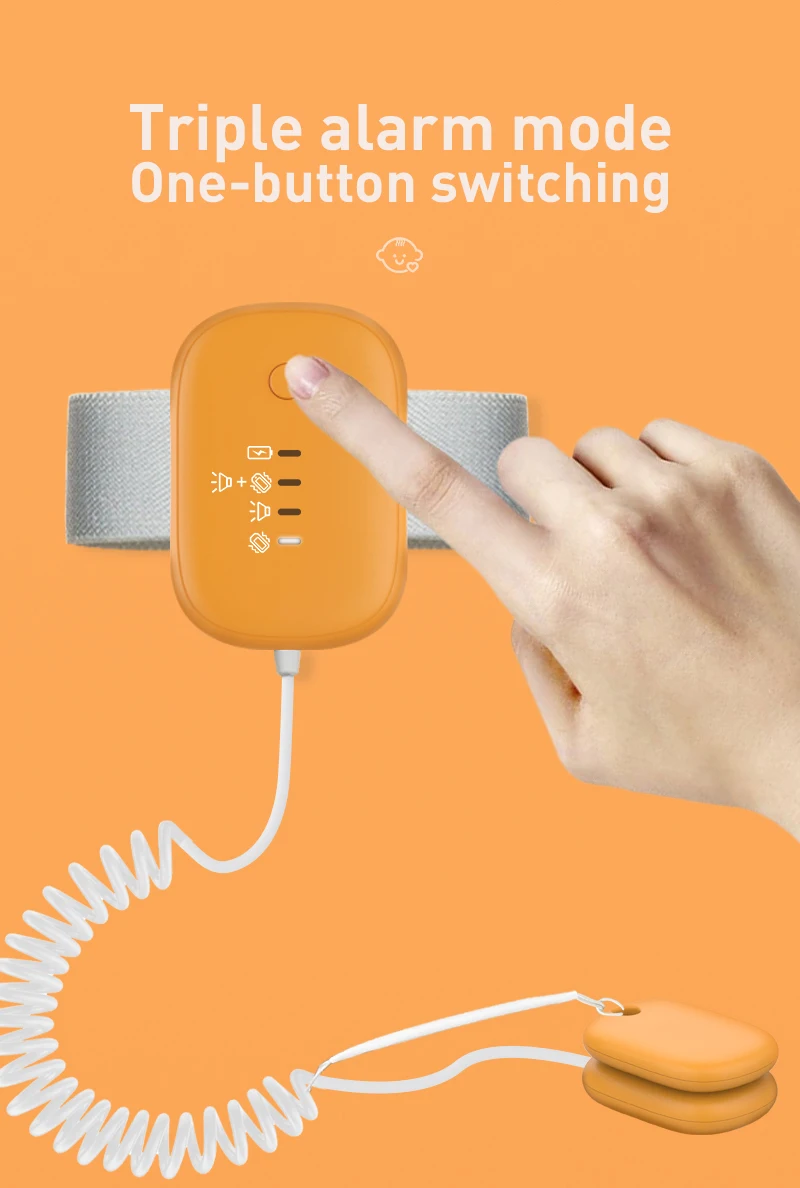 Bedwetting Enuresis Alarm With Loud Sound And Strong Vibration For Boys