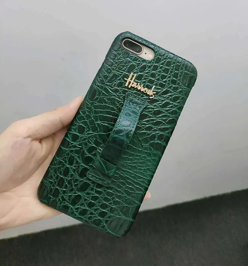 
 Роскошные аксессуары для телефонов Жесткий Чехол из крокодиловой кожи для iPhone 8 Plus  