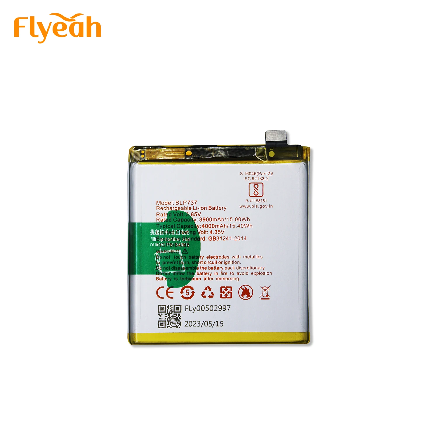 Factory OEM Replacement Cell Phone Battery 4000mAh for OPPO RENO