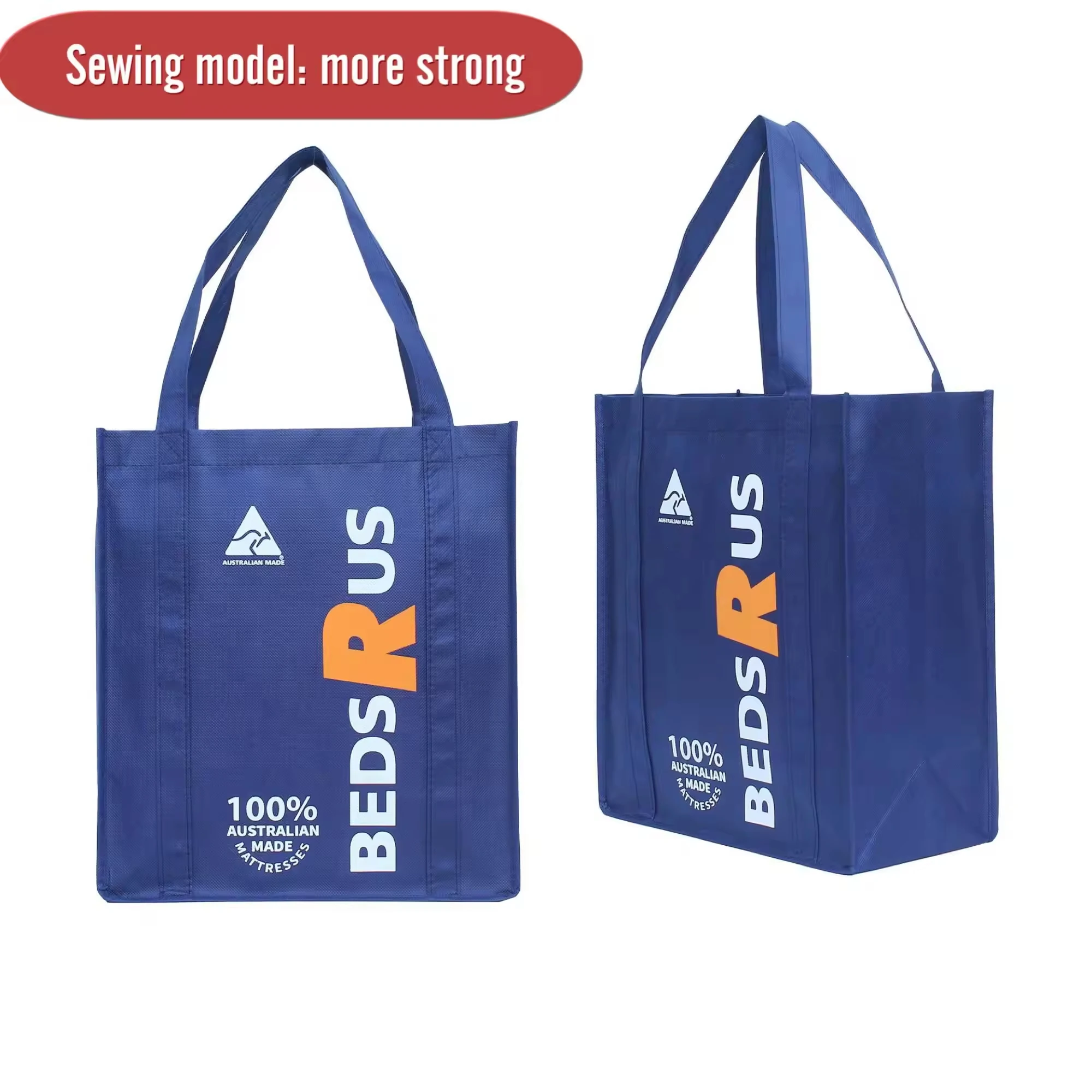 Custom Logo Foldable Reusable Shopping Tote Bag PP Non-Woven Material 60gsm-120gsm Fabric Grocery Bags for Women Wholesale Price supplier