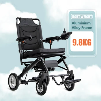 Lightweight Folding Electric Wheelchair 20 a Lithium Battery Wheelchair for the Elderly and Disable People With Remote Control