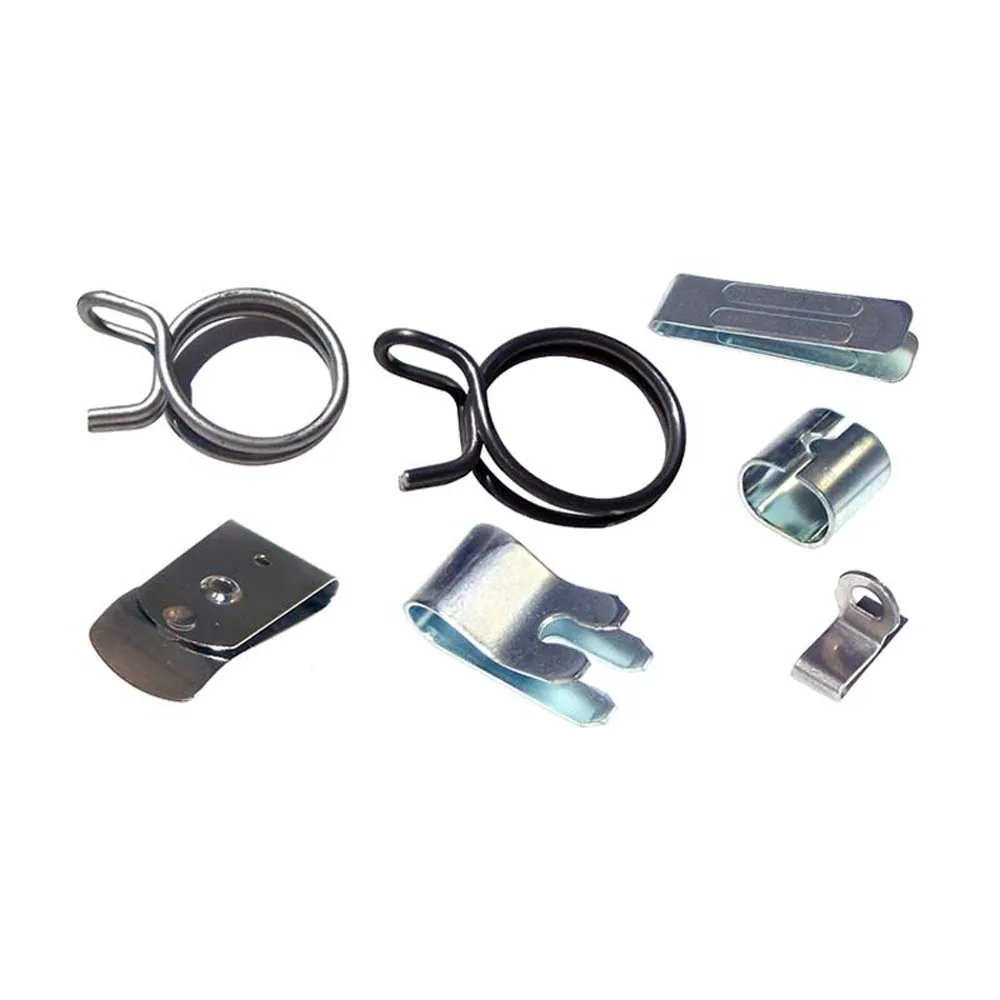 Custom Mounting Fasteners Stainless Steel Retaining Flat Metal Spring Clips for Industrial