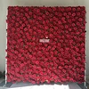 Red rose flower wall