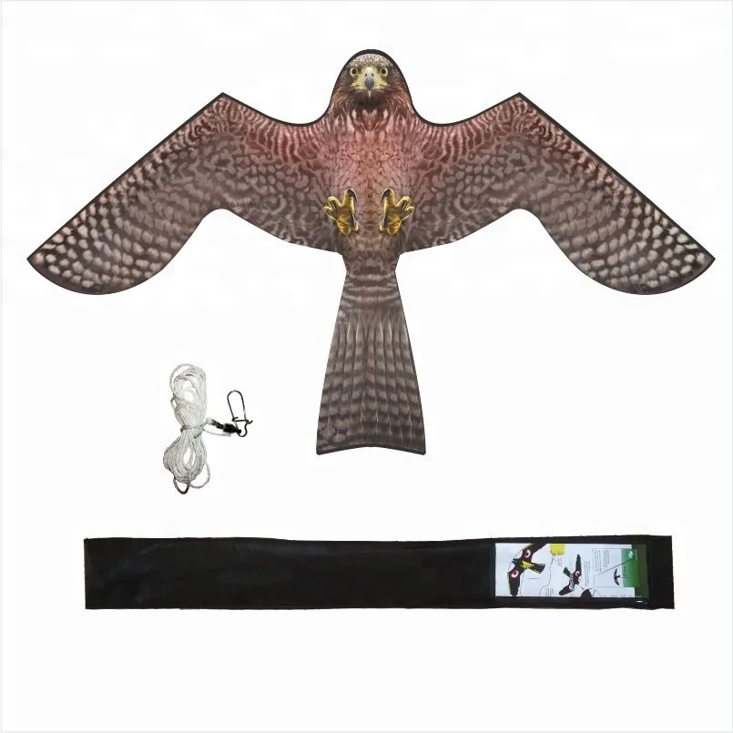Qiao Liang Laser Reflective Bird Kite Capable of Stimulating Bird Eyes  Hawk Kite Bird Scarer  for Farmers