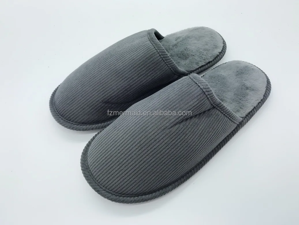 2024 Wholesale Soft Fashion Winter Rubber Faux Fur Comfy Sole Lady Men Slides Plush slippers for Women Cotton House Shoes