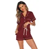 Wine red waist rope