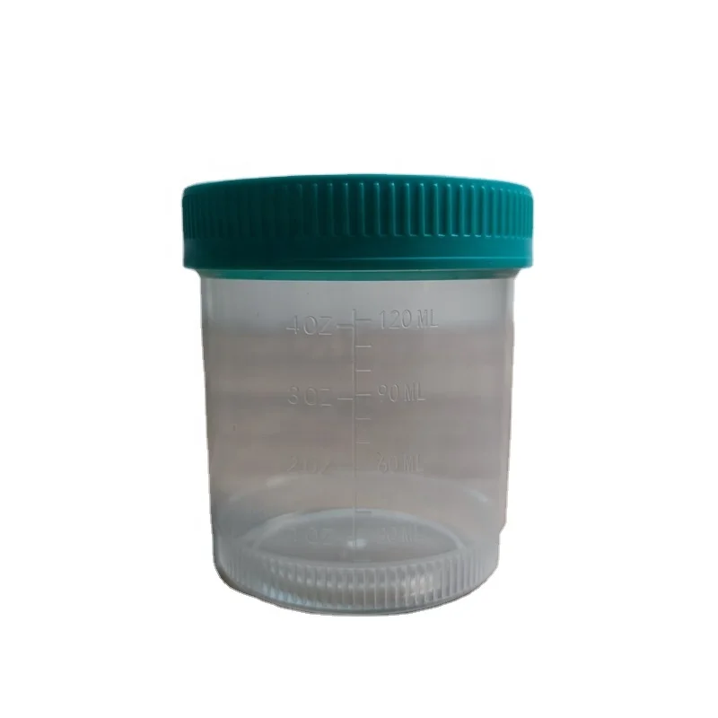 120ml collection collector hospital sterile test pots specimen container urine bottles sample cup