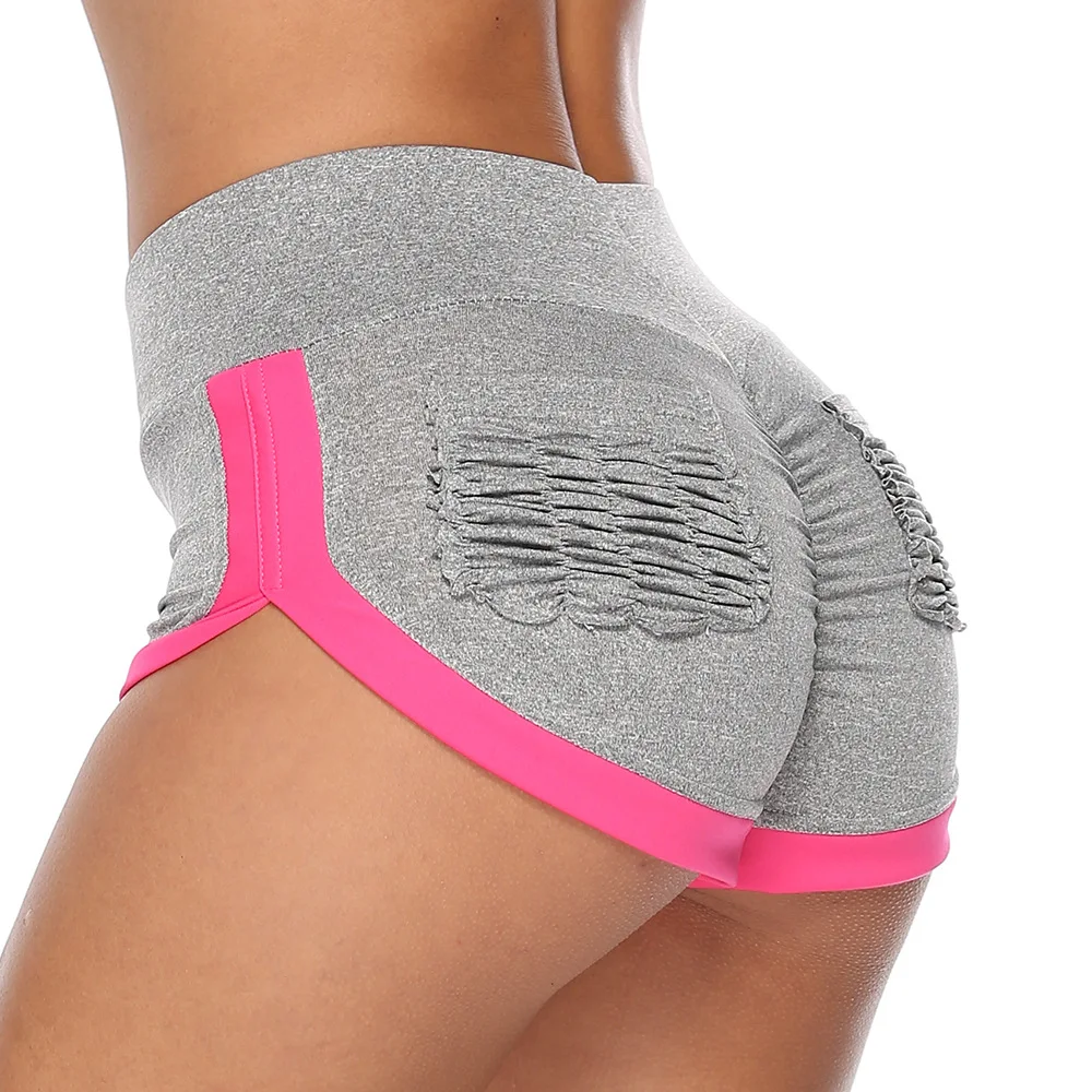High Waist Yoga Shorts Seamless Workout 