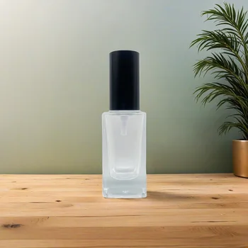30ml Rectangle Glass Spray Bottle Pump Sprayer Perfume