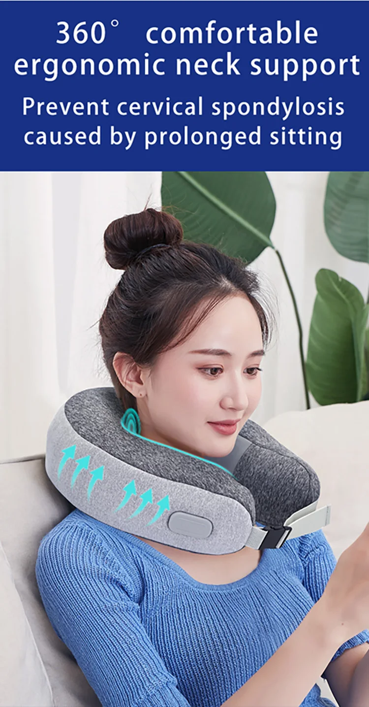 Shiatsu Kneading Neck Massage Pillow Portable Cervical Spondylosis