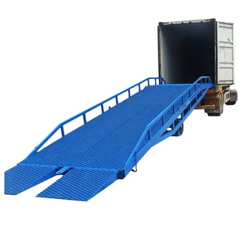 68 ton hydraulic dock leveling machine boarding bridge container loading lifting platform factory loading ramp forklift ramp