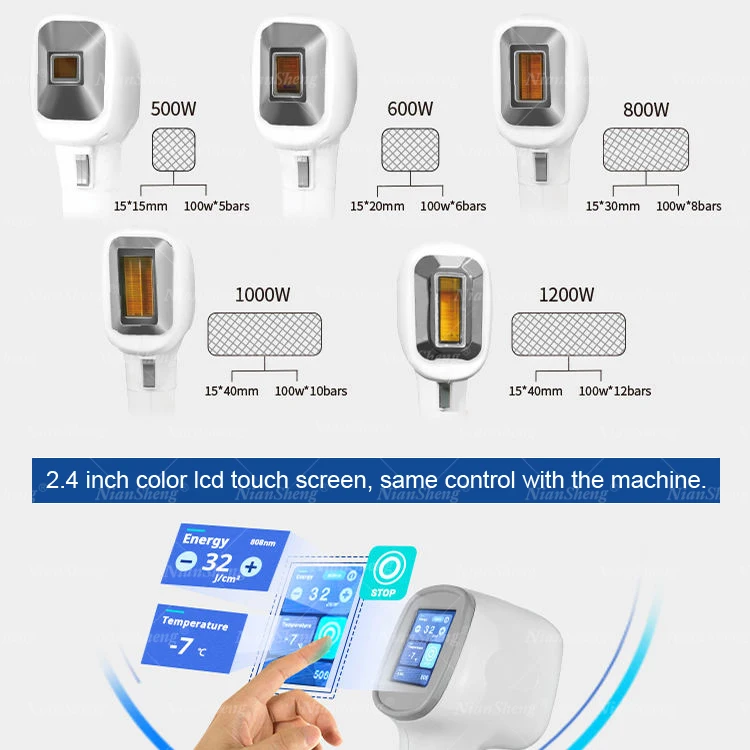 Portable 808 Diode Laser Hair Removal Machine 3 Wavelength 755 1064 808 Diode Laser Machine Manufacturer Wholesale