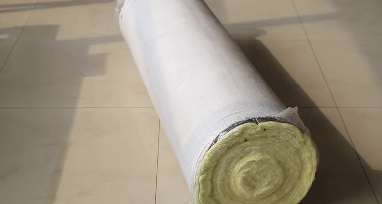 fiberglass insulation blanket glasswool roll fiber