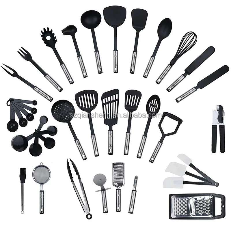 Kitchen Utensil Set 24piece Cooking Utensils Nonstick Spatula Set
