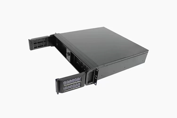 2U Mini-ITX Dual System Industrial Rackmount Server Case Compact ...