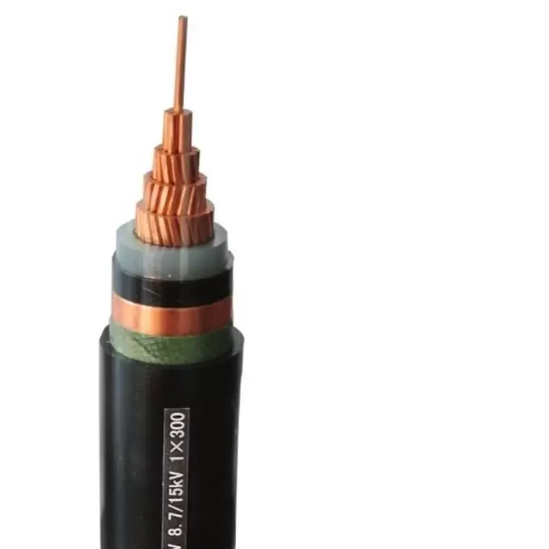 Single-core cross-linked polyethylene insulated polyvinyl chloride sheathed power cables for used in industry