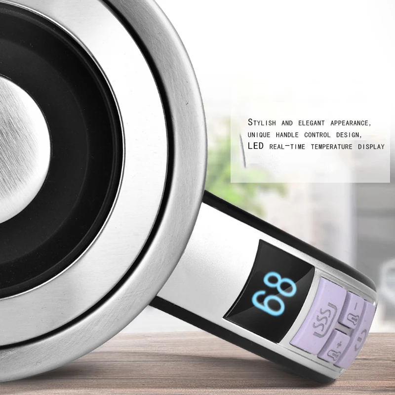Intelligent Multifunctional Temperature Control Digital Led Electrical Smart Kettle Glass Teapot