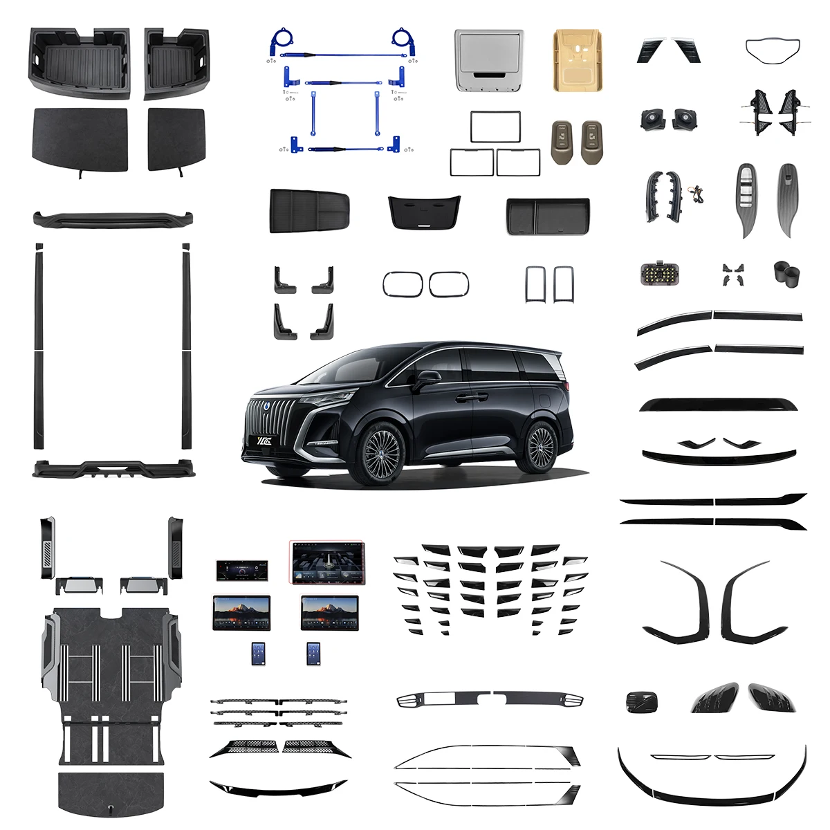 Maremlyn Car Interior Accessories for Denza D9 Interior Kits High Quality Interior Cover Car Parts Factory Makes Hot Selling Parts