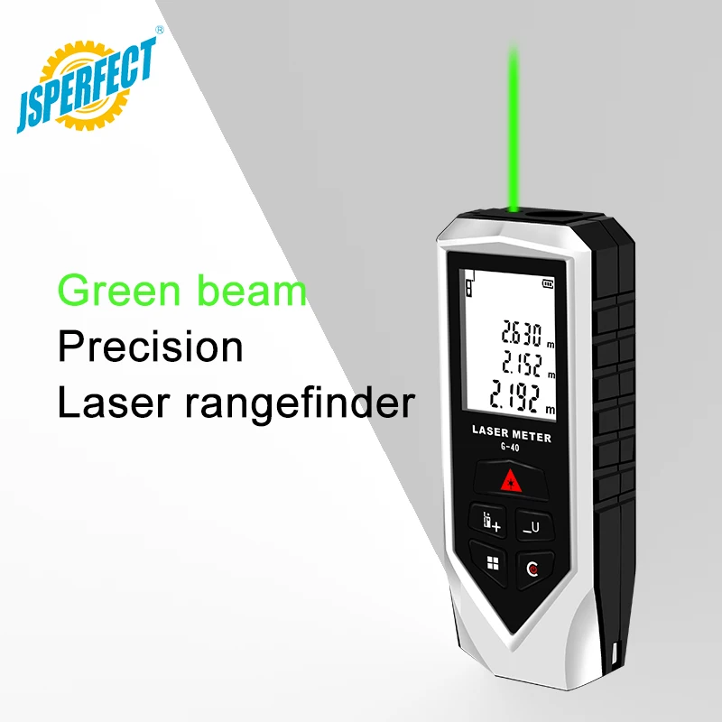 JSPERFECT Cheap Price Red Beam 60 m Outdoor Precision Laser Distance Meter