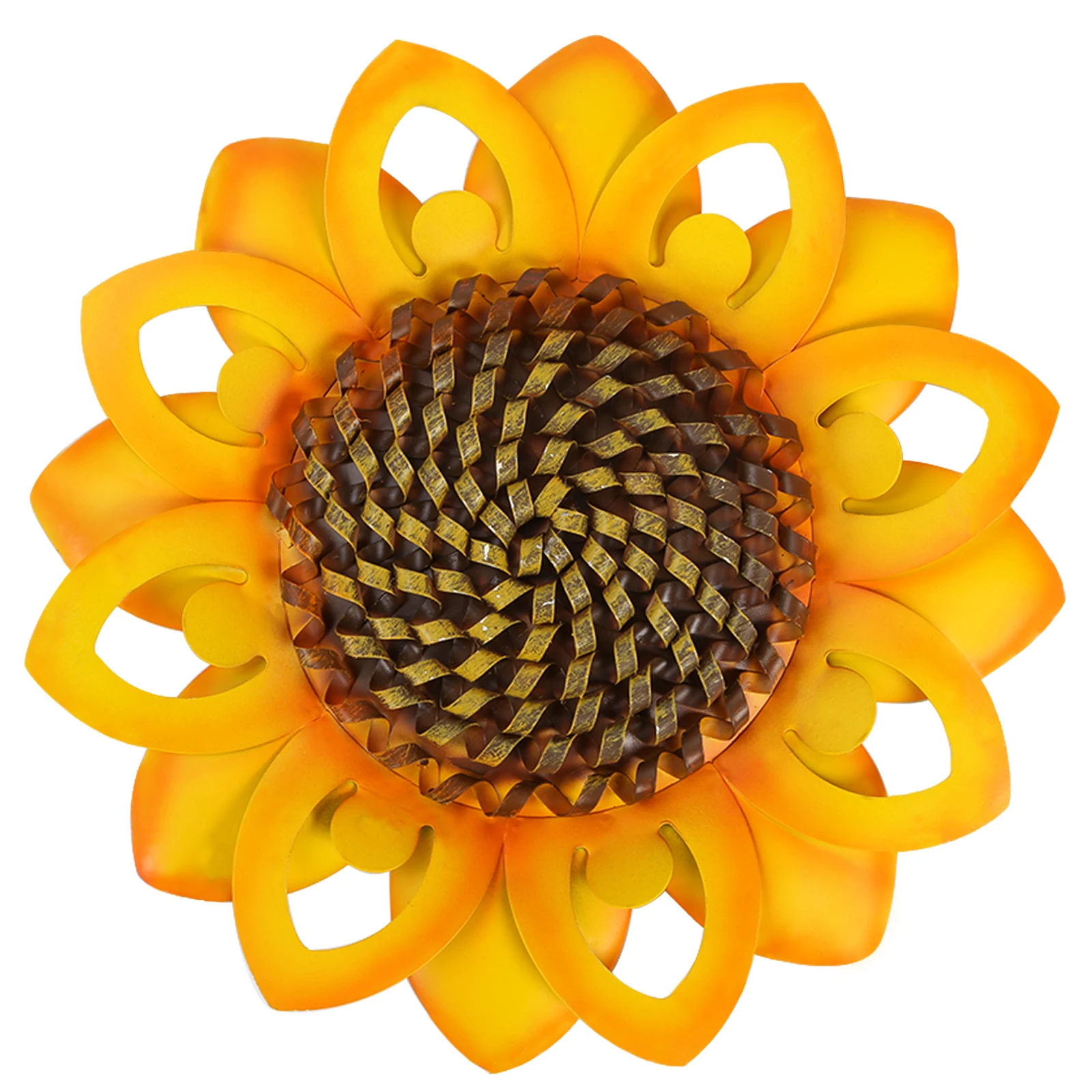 3d metal sunflower