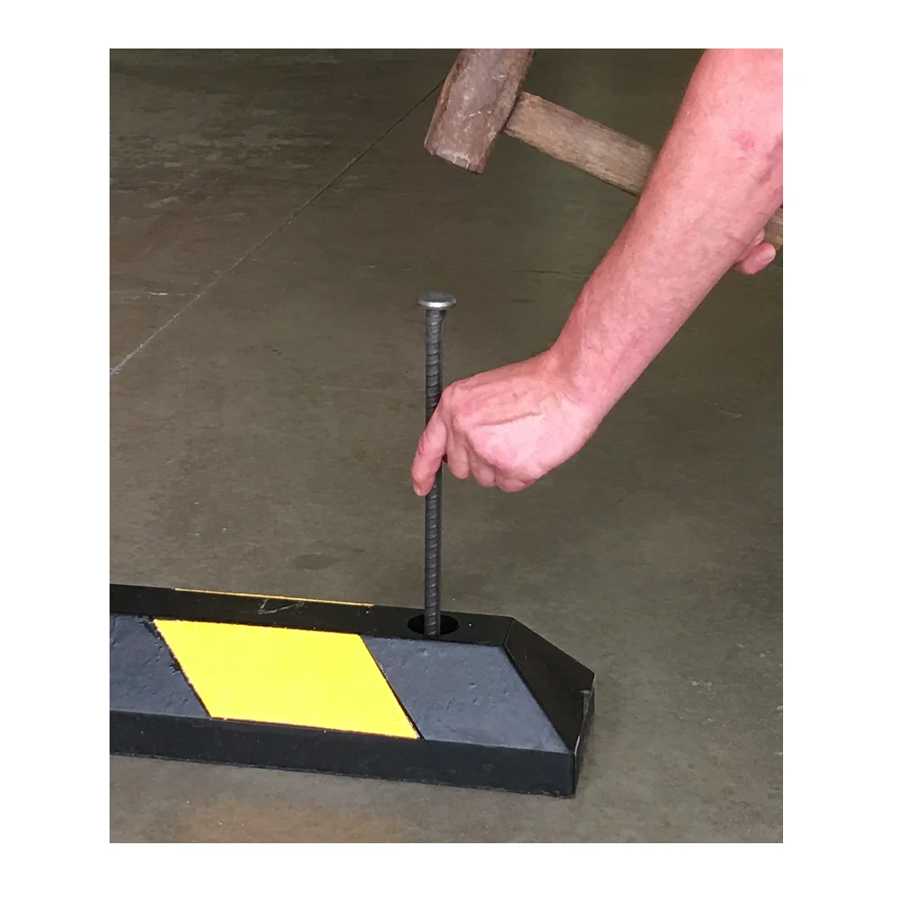 Heavy Duty Rubber Curb Parking Curb Car Parking Stop for Garage and Driveway details