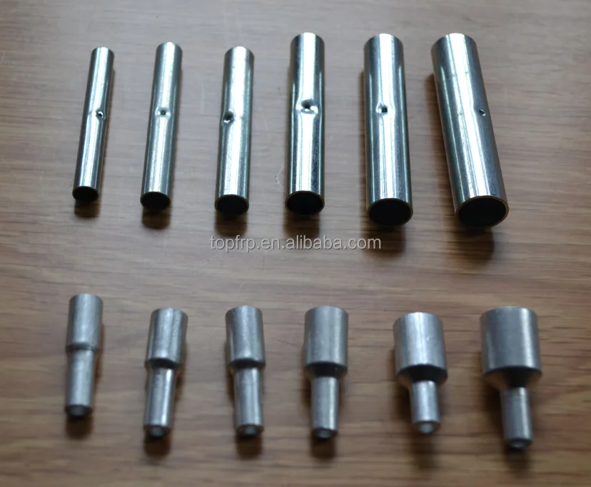 Galvanized Joint Connecting Sleeve - Fiberglass Tent Pole Ferrule