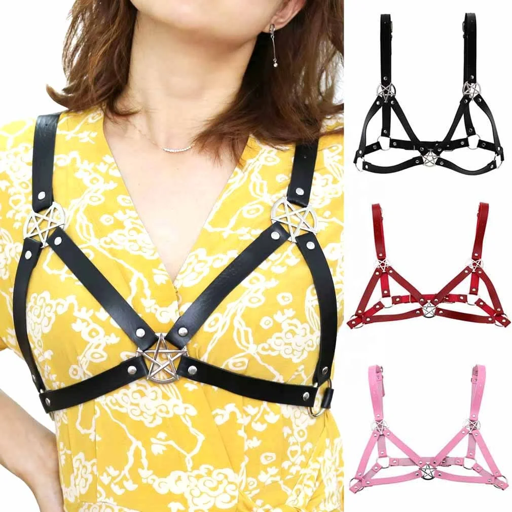 Bondage Harness Bra Body Harness Fashion Leather Chest 