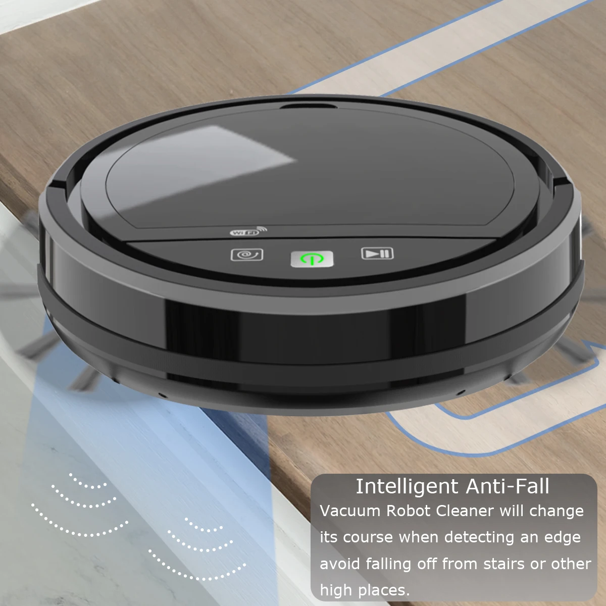 Smart Robot Vacuum Cleaner Vacuuming Sweeper Cleaning Robo 2600mah Hotel Home Office Robotic Maid Sweeping Robot Cleaner