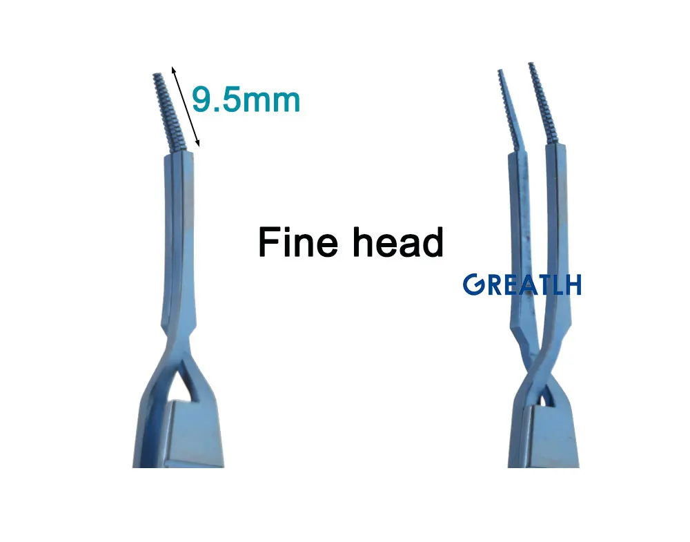 Autoclavable Titanium Nucleus Removal Forceps Eye Tweezers Lens Folding